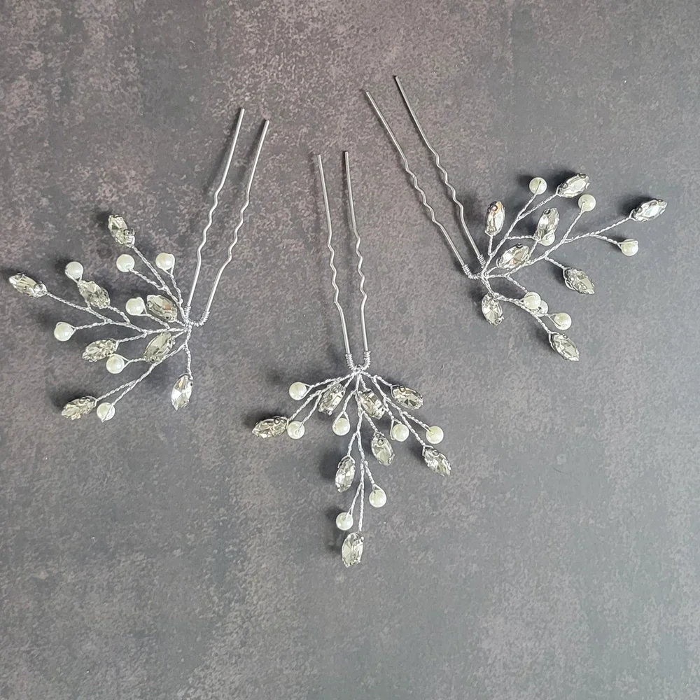 Elegant Silver Hair Accessory